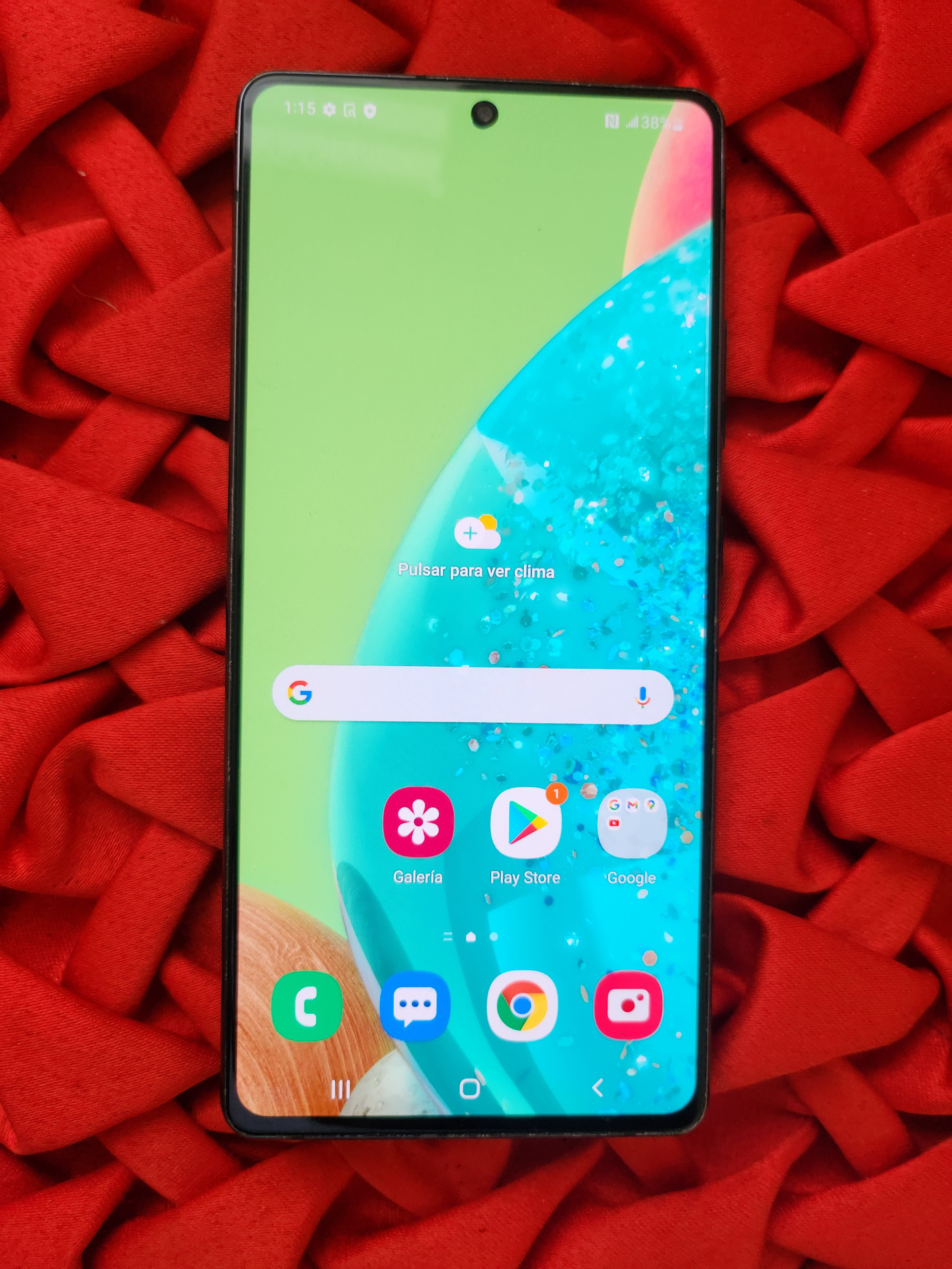 celulares y tabletas - samsung galaxy A71 de 128gb desbloqueado con su cober  2