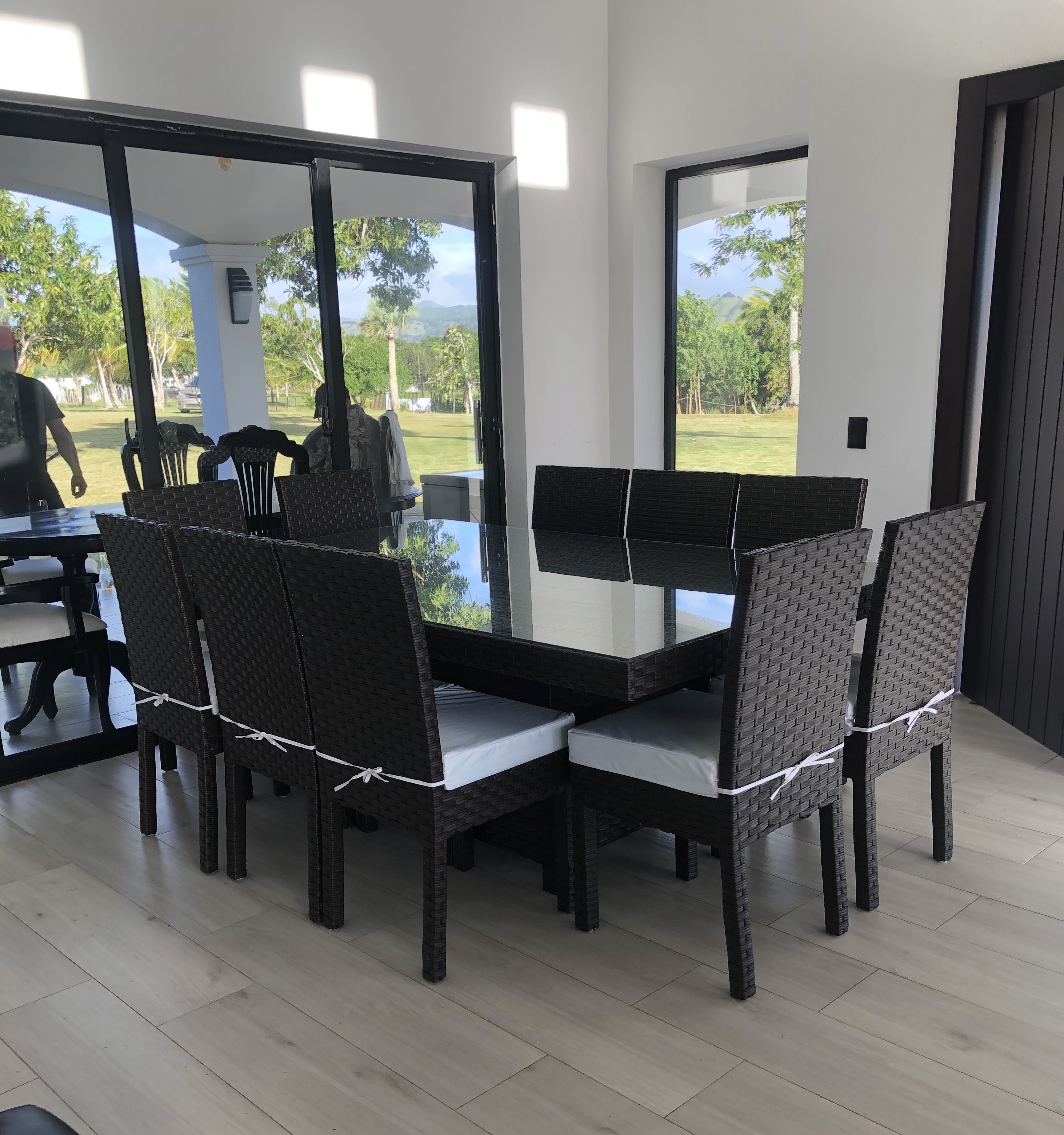 muebles y colchones - muebles y comedores de exterior, en mimbre y rattan sintético  5