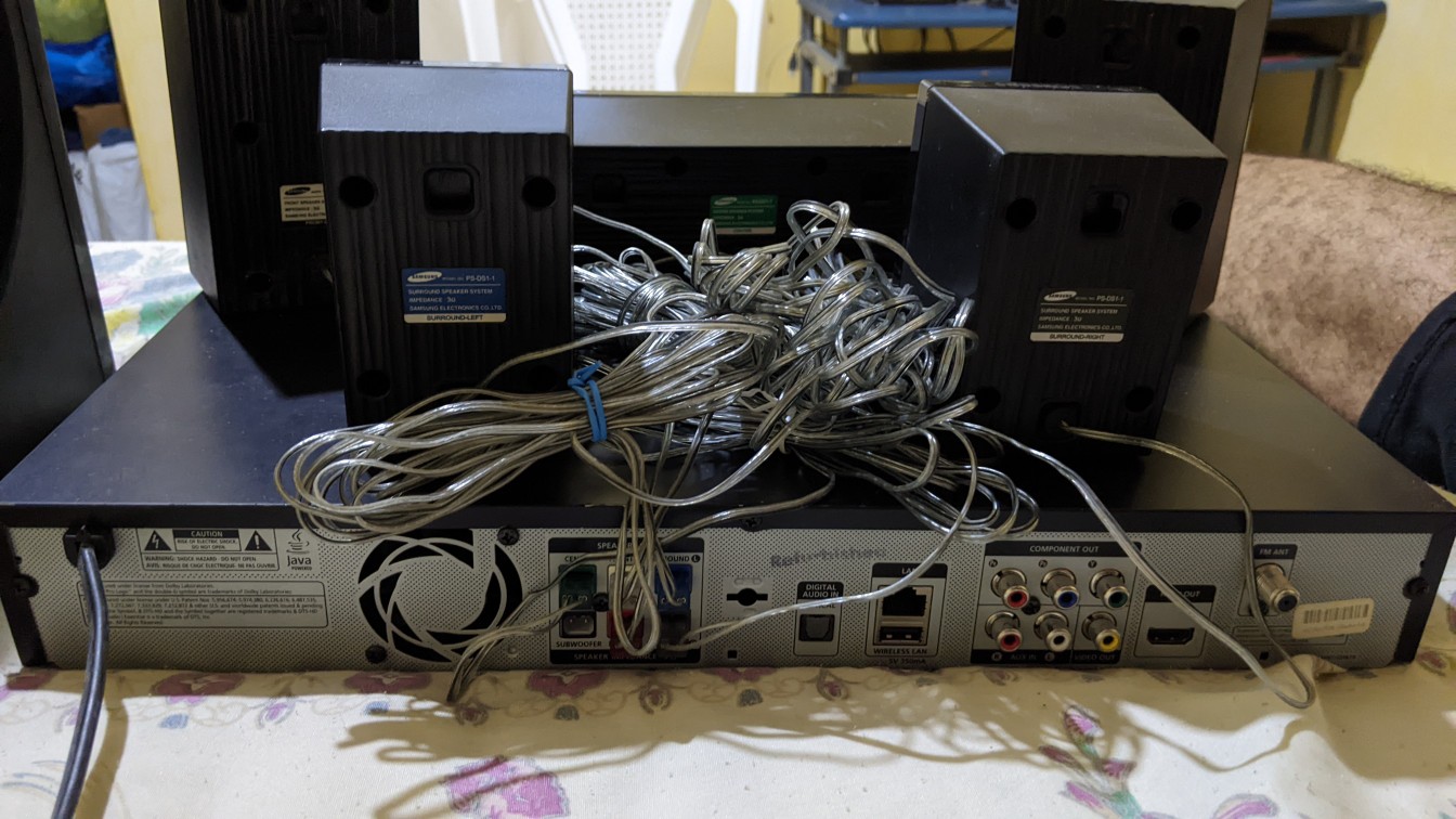 camaras y audio - Samsung Home Theater System Blu-ray 3