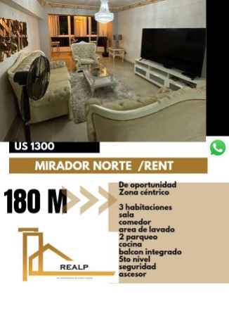 apartamentos - Apartamento amoblado mirador norte 0
