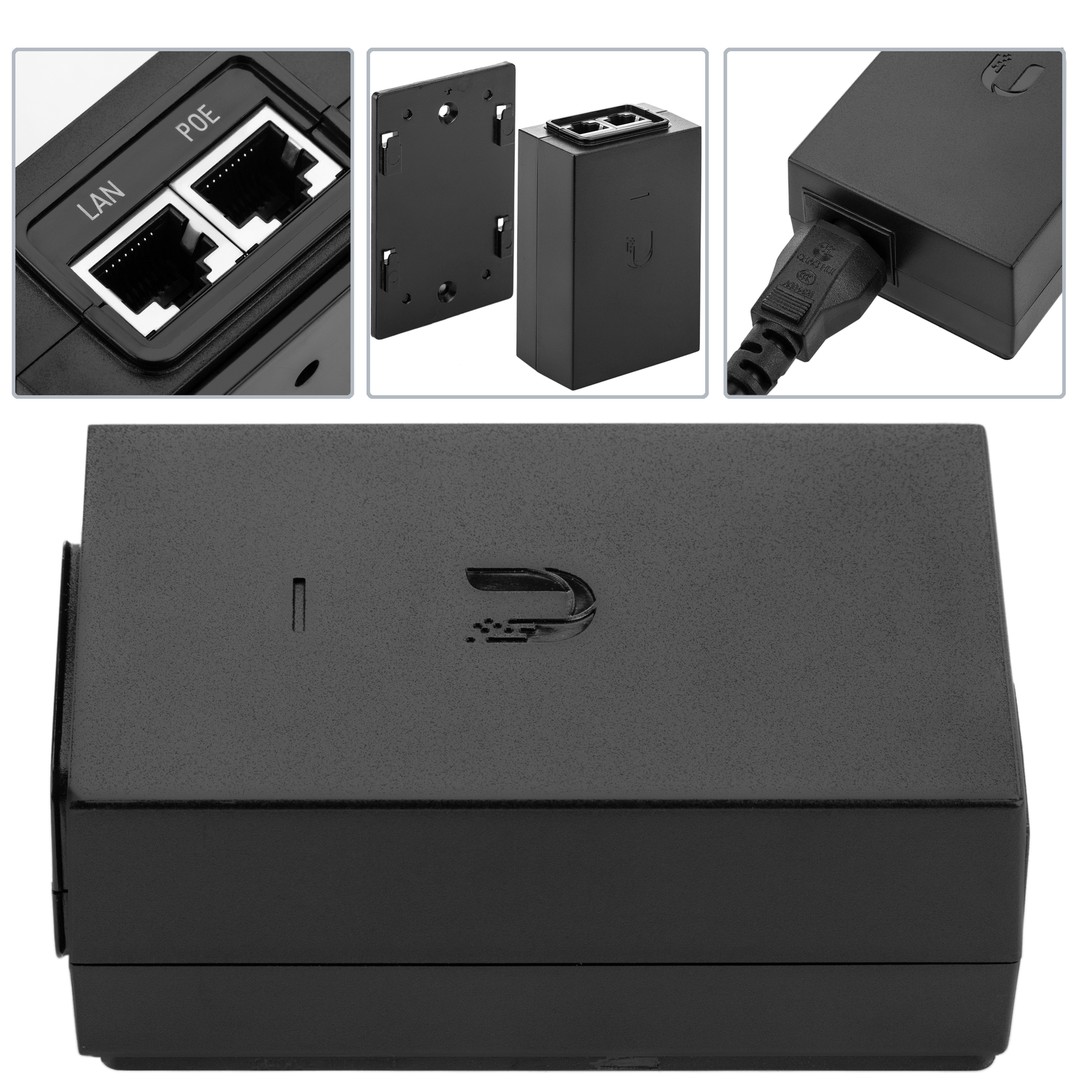 computadoras y laptops - UBIQUITI POE-48-24W POWER OVER ETHERNET INJECTOR - 110 V AC, 220 V AC INPUT - 48 2