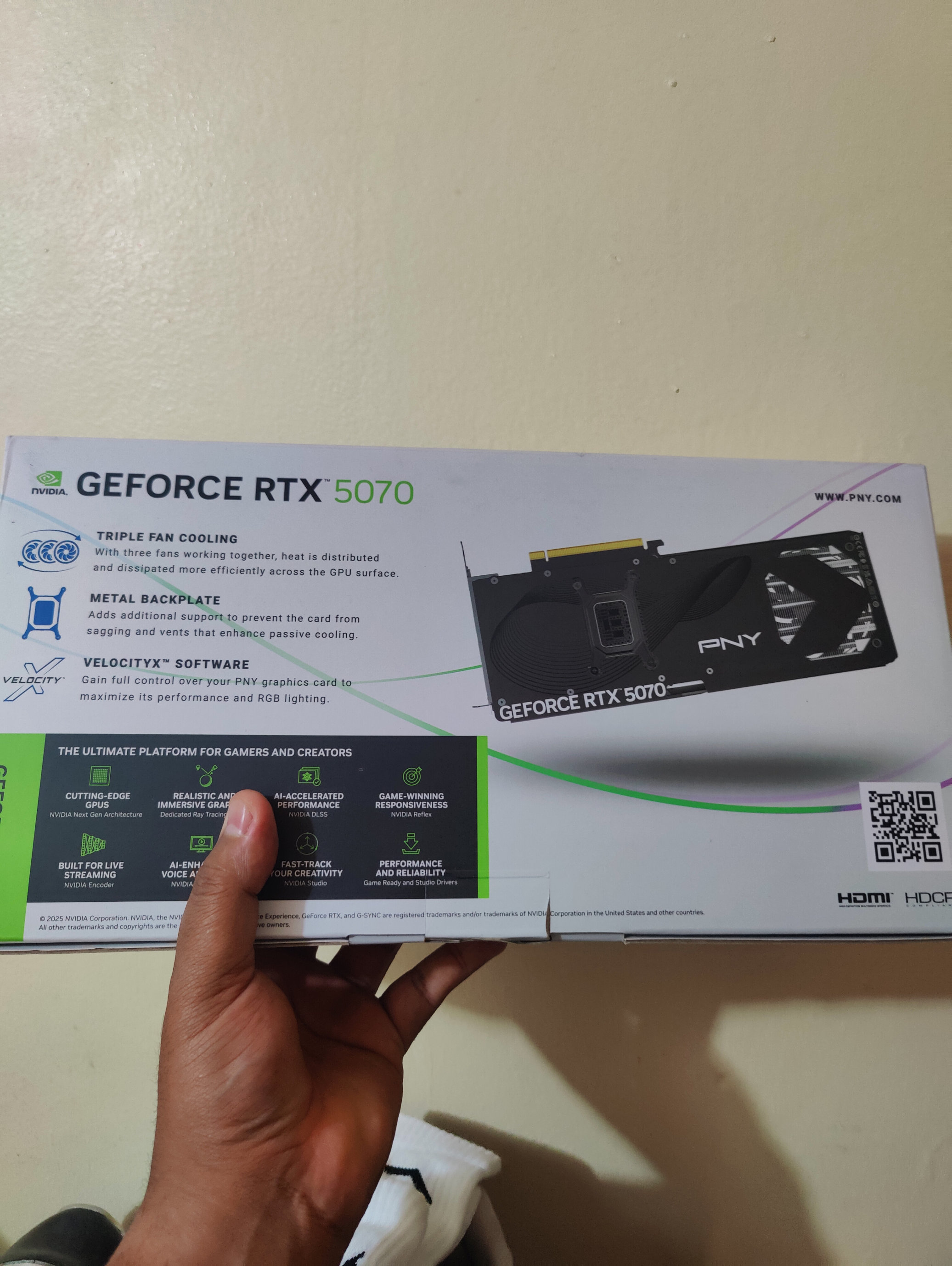 consolas y videojuegos - TARJETA GRAFICA PNY GEFORCE 5070 12GB SELLADA 1