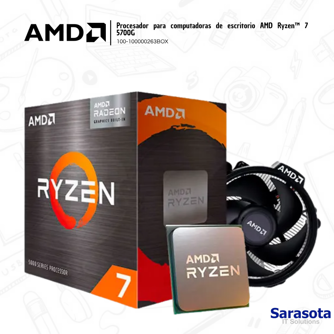 accesorios para electronica - AMD  procesador para computadoras 5700G