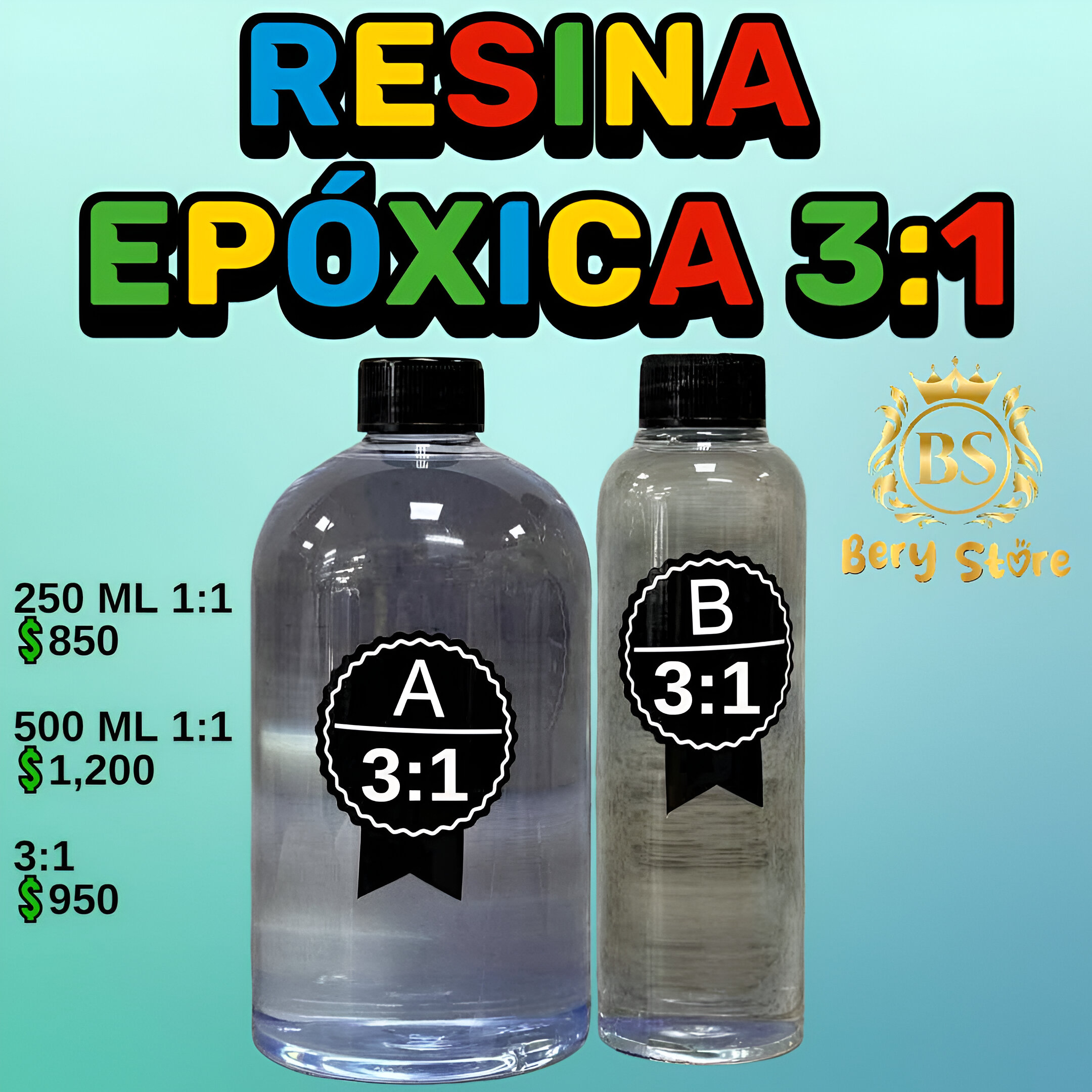 decoración y accesorios - RESINA EPOXICA 1:1 | RESINA EPOXICA 3:1 | RESINA 3