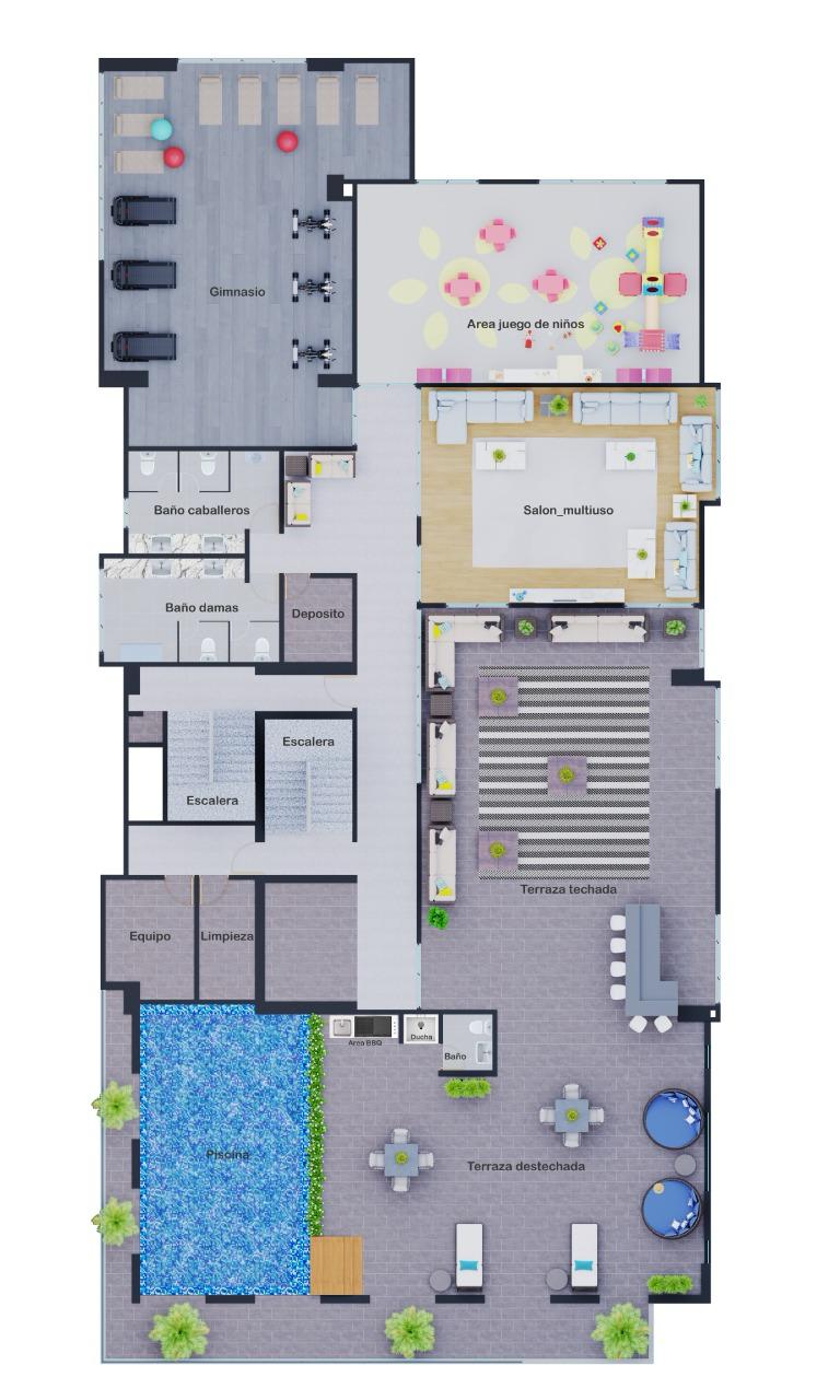 apartamentos - Alquiler Apart a Estrenar Torre Villa Palmera Naco 4