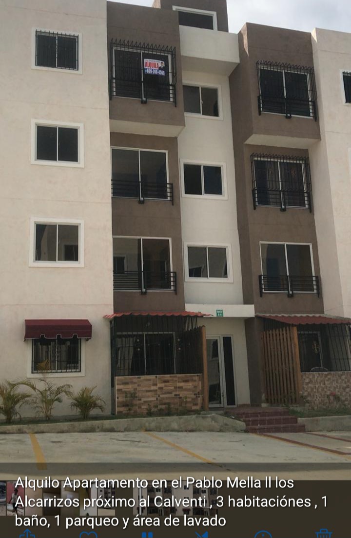 apartamentos - Alquilo apartamento, el los Alcarrizos