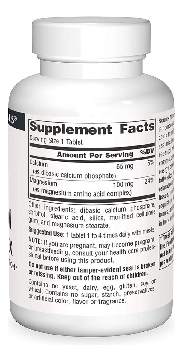 Salud y Equipamiento Médico - Magnesio Quelato 100 Mg Source 1