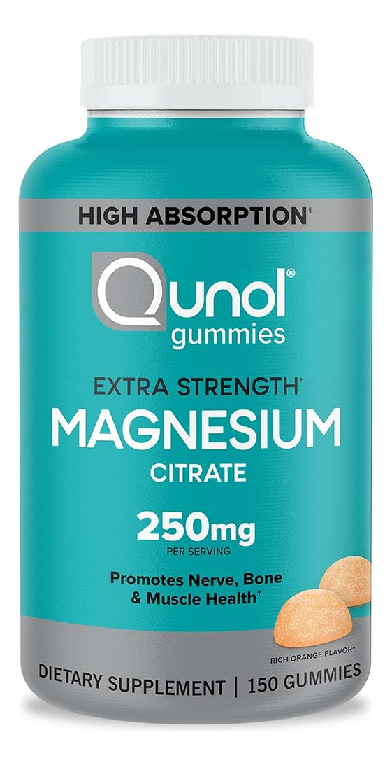Salud y Equipamiento Médico - Gomitas De Citrato De Magnesio Qunol Para Adultos, 250 Mg Go 0