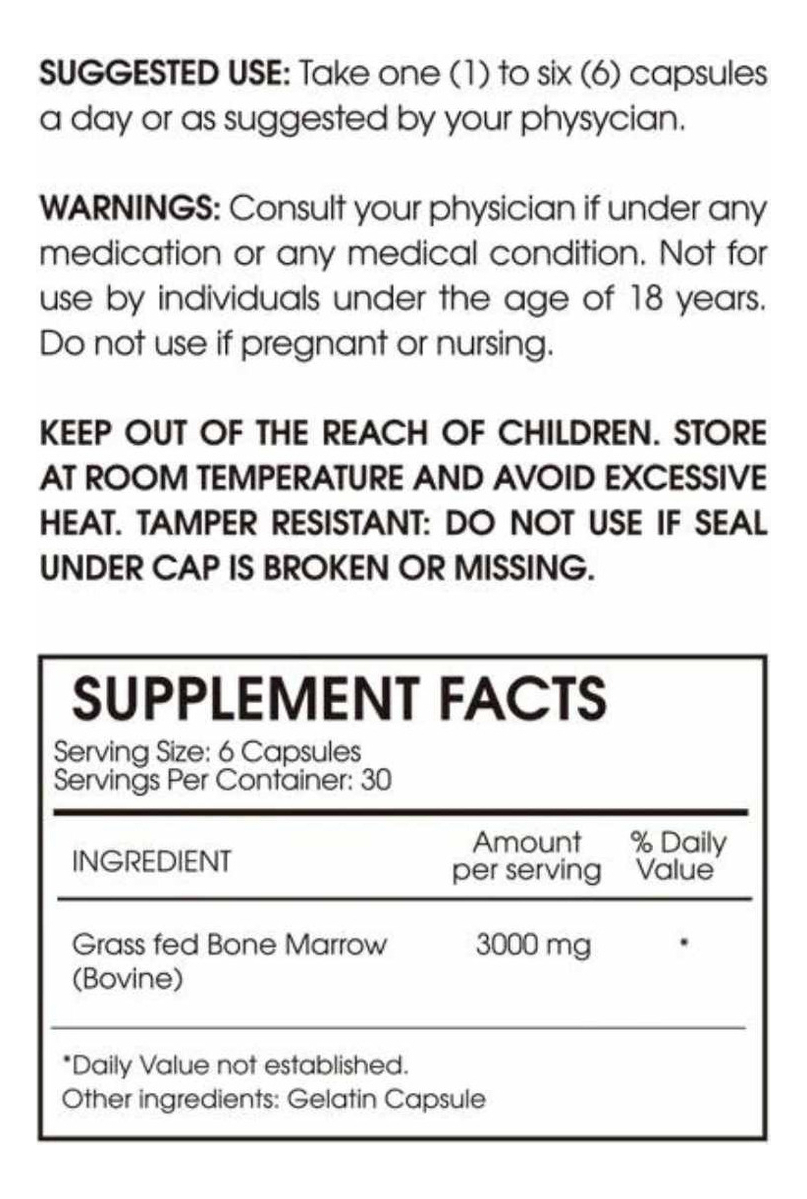 Salud y Equipamiento Médico - Bone - 3000 Mg 180 Capsulas 1