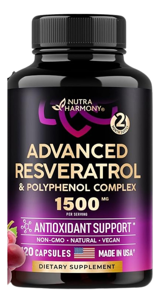 Salud y Equipamiento Médico - Resveratrol 1500mg 120 Capsulas 0