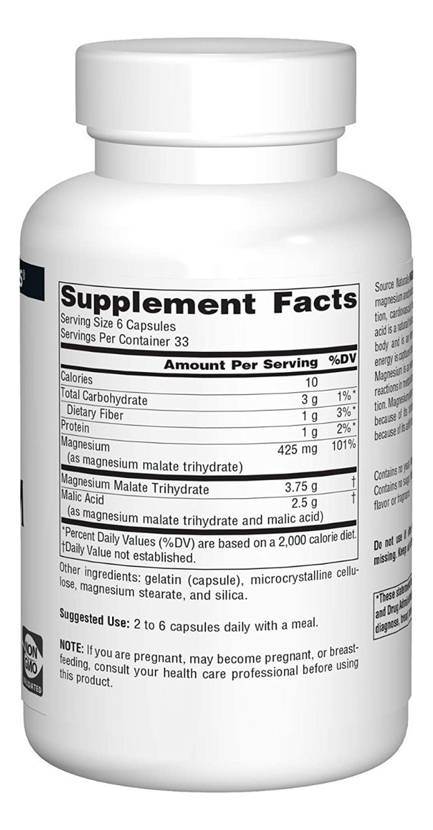 Salud y Equipamiento Médico - Malato De Magnesio 3750 Mg Sour 1