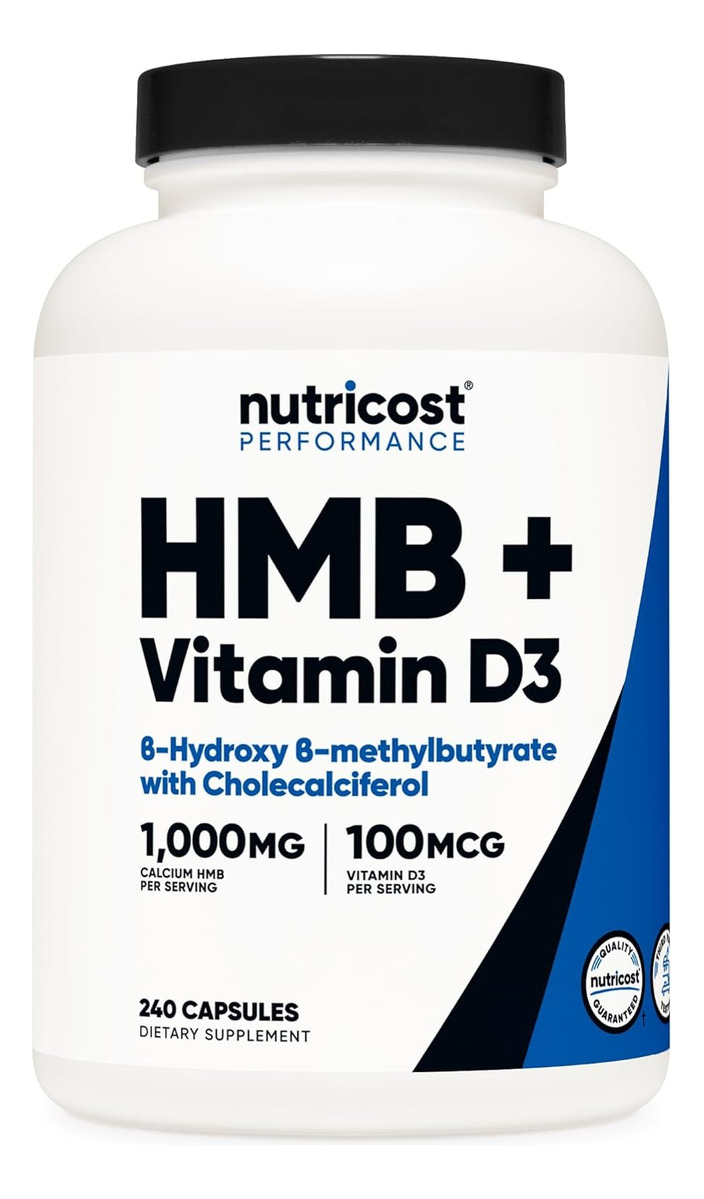 Salud y Equipamiento Médico - Hmb (1000mg) Y Suplemento De Vitamina D3 (4000 Ui)-nutricost