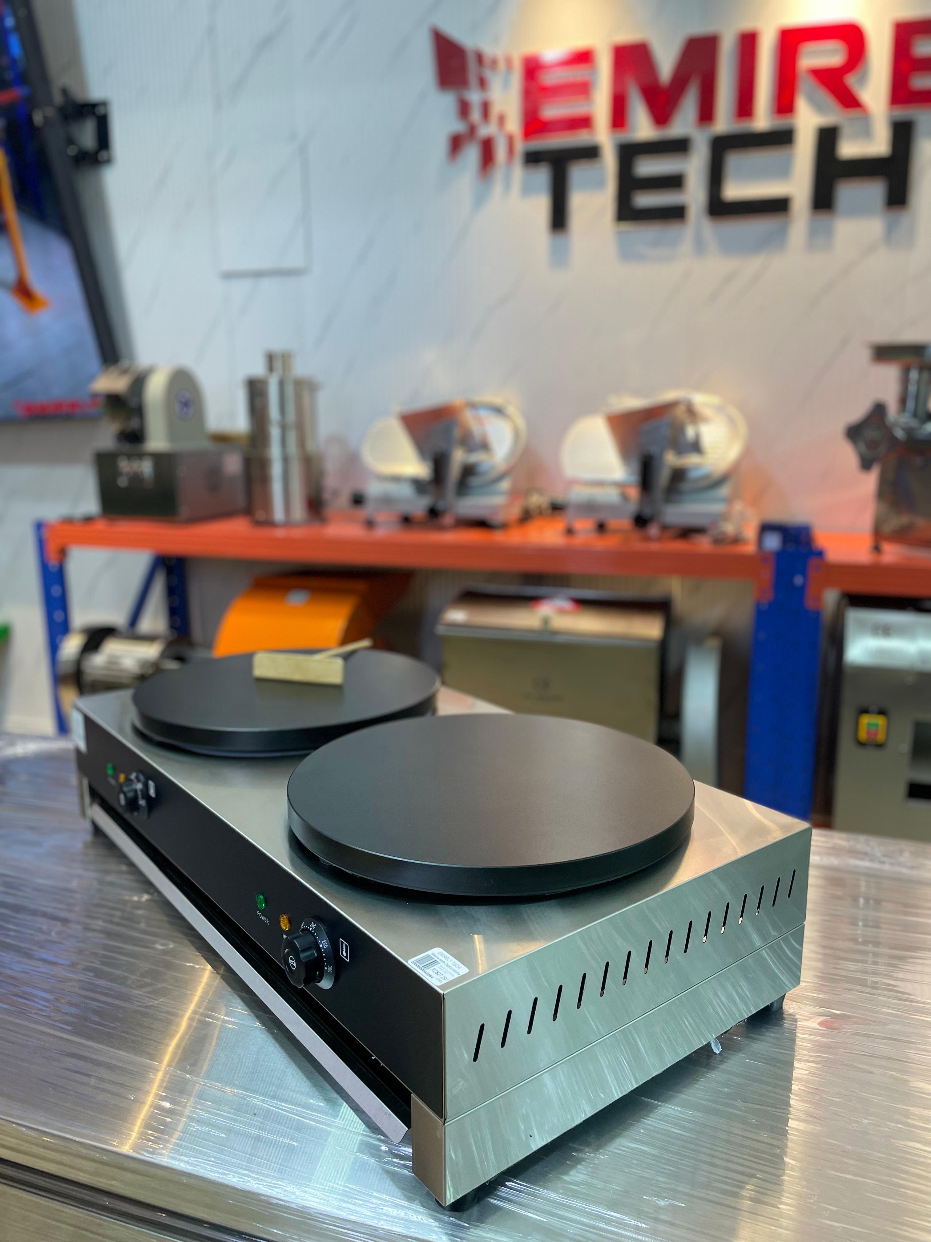 equipos profesionales - Crepera de doble parrilla para hacer crepe creps 2