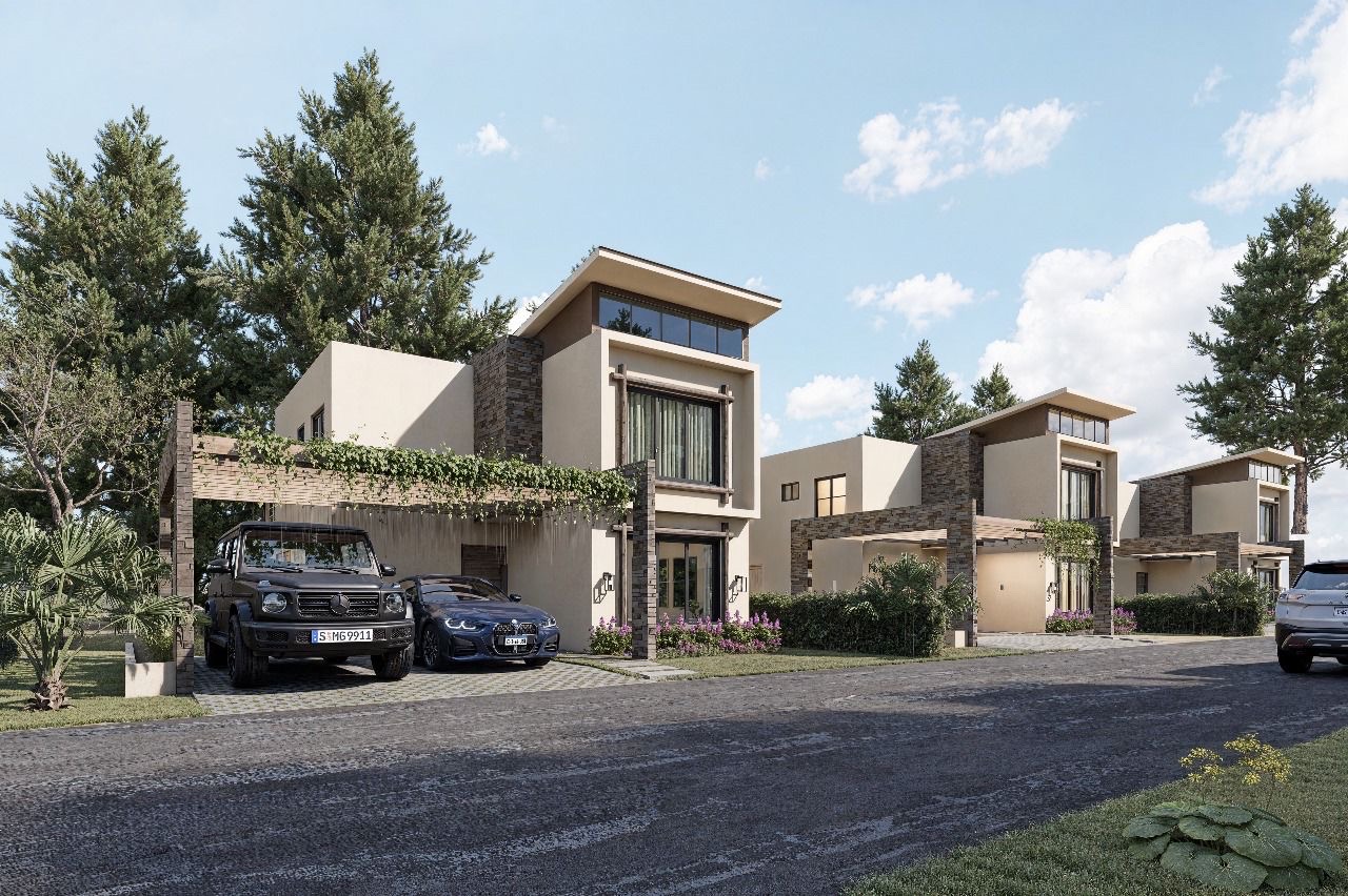 casas vacacionales y villas - Villas de 3 habitaciones en Buena Vista Jarabacoa   2