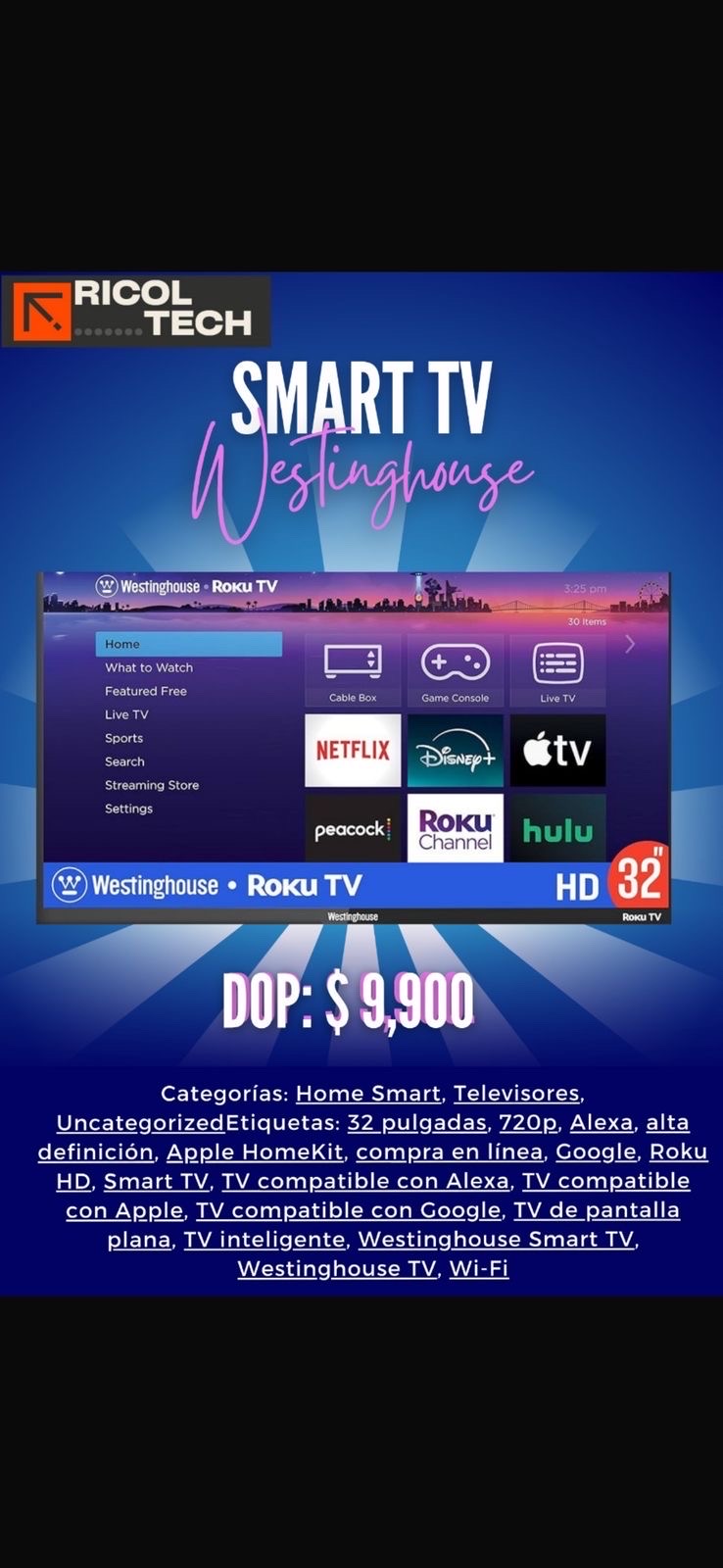 tv - Vendo Smart TV Roku