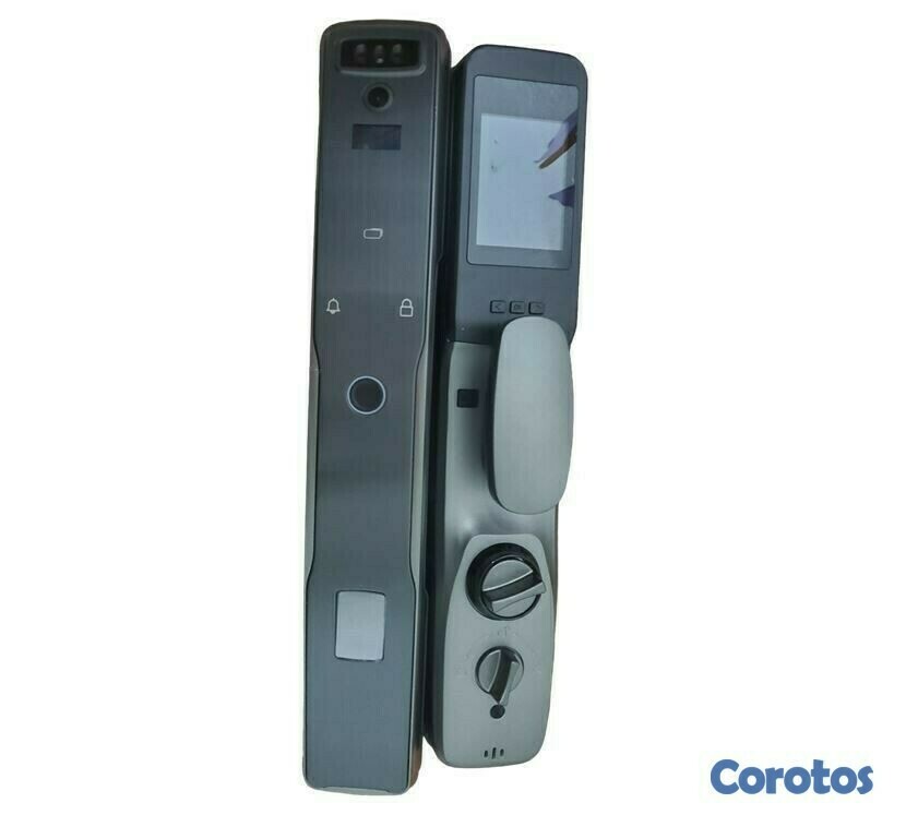 otros electronicos - Cerradura inteligente wifi para puertas con camara y timbre G-070 2