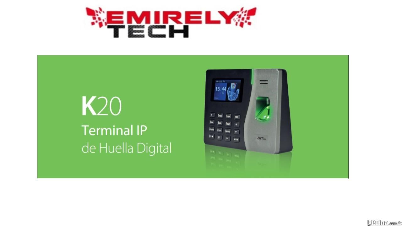 equipos profesionales - Reloj Biometrico Ponchador De Asistencia ZKTeco reloj digital de huellas. 3