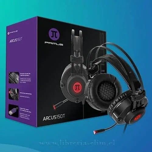 computadoras y laptops - AUDIFONO CON MICROFONO PRIMUS ARCUS 150T, GAMING, SONIDO 7.1, BANDA AJUSTABLE  1