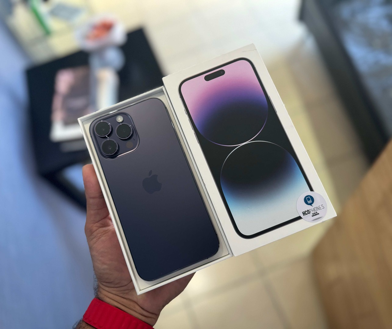 celulares y tabletas - iPhone 14 Pro Max 256GB Morado Como Nuevo, RD$ 47,500 NEG  0