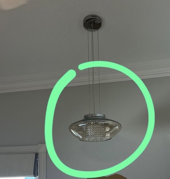 decoración y accesorios - Lámpara de cristal  0