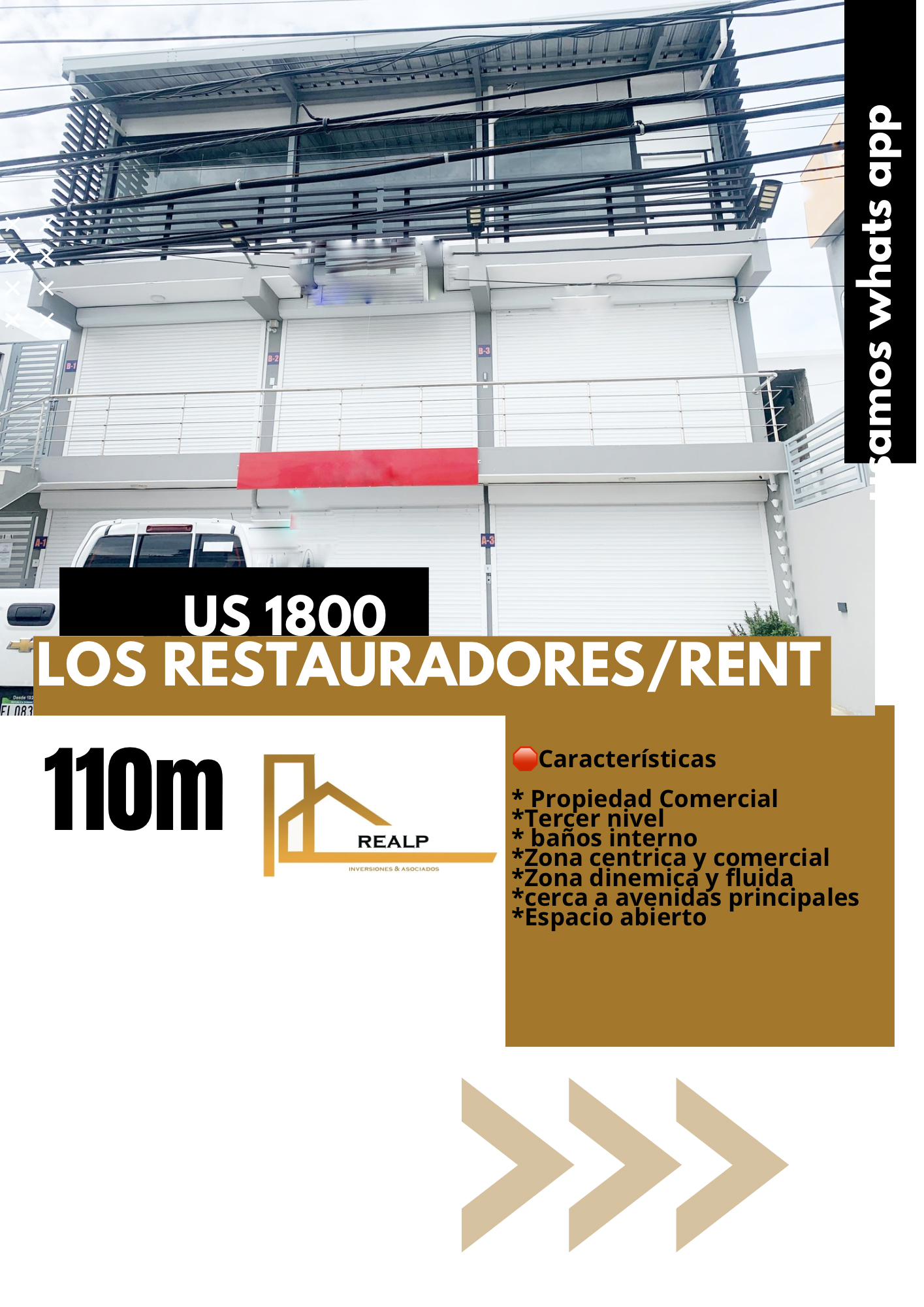 oficinas y locales comerciales - Local amplio en los Restauradores  0