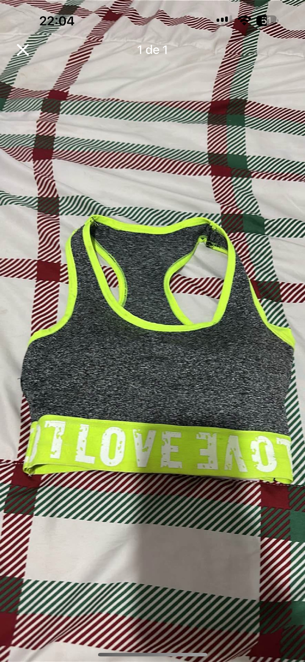 ropa para mujer - vendo bralette y pantalón licra 