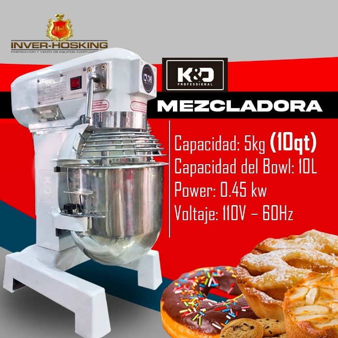 equipos profesionales - Batidoras Industriales, Marca K&D