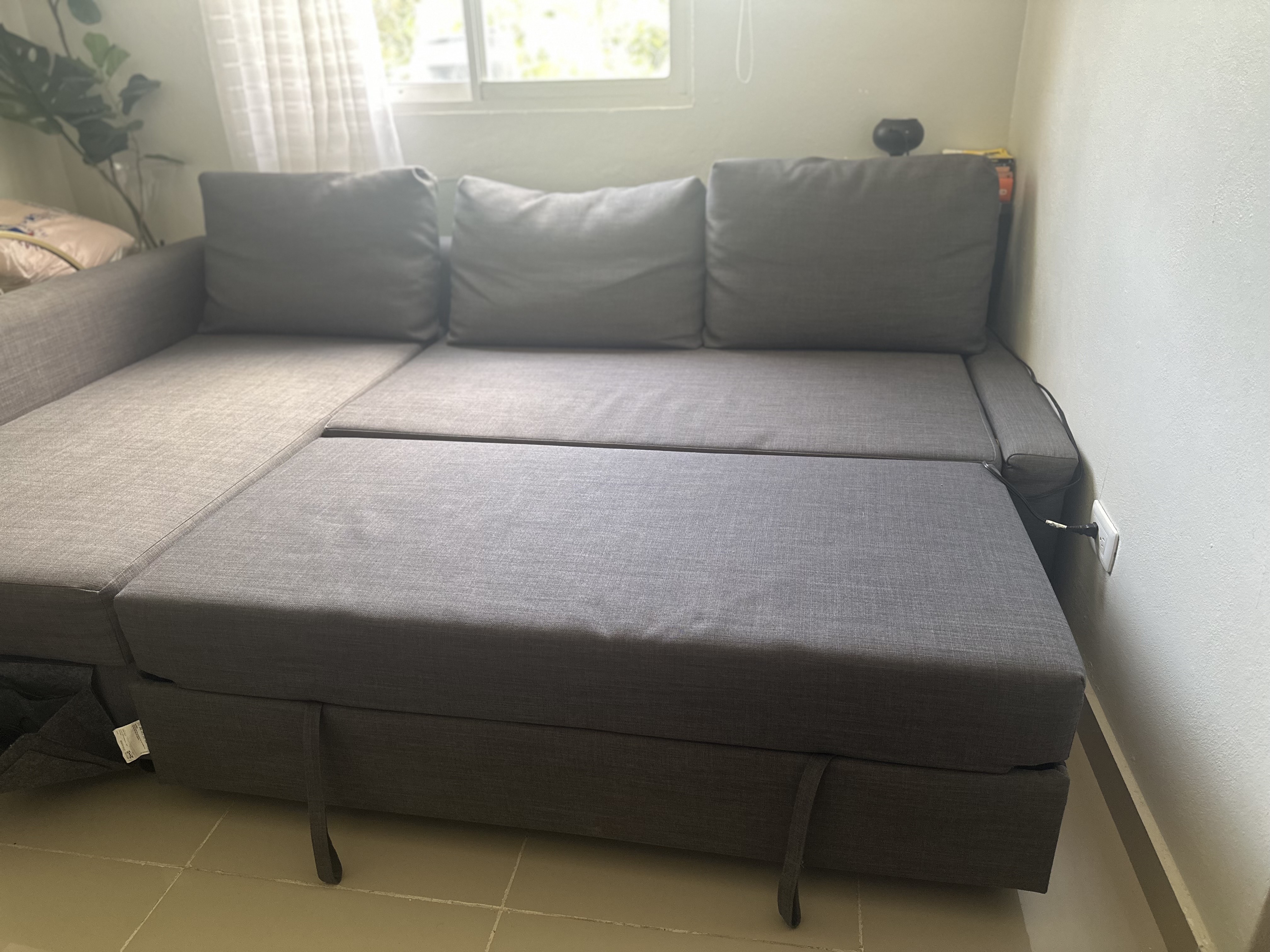 muebles y colchones - Sofá cama con baúl de almacenamiento.  0