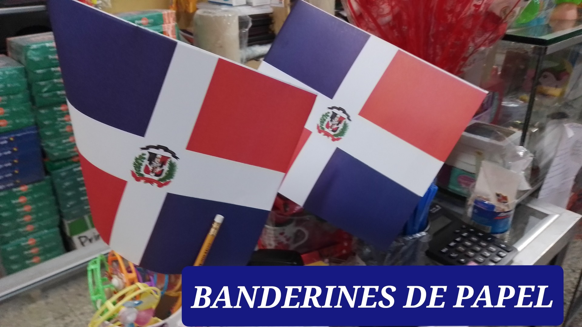 libros y revistas -  Banderas de papel para celebrar el mes de la patria 
