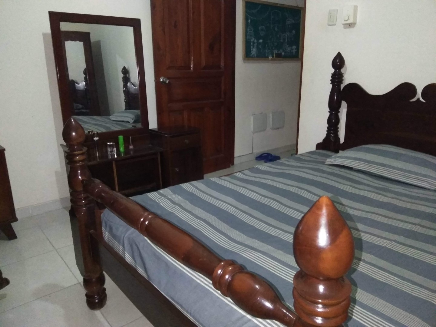 muebles y colchones - Viaje juego de dormitorio antiguo de caoba centenaria 1