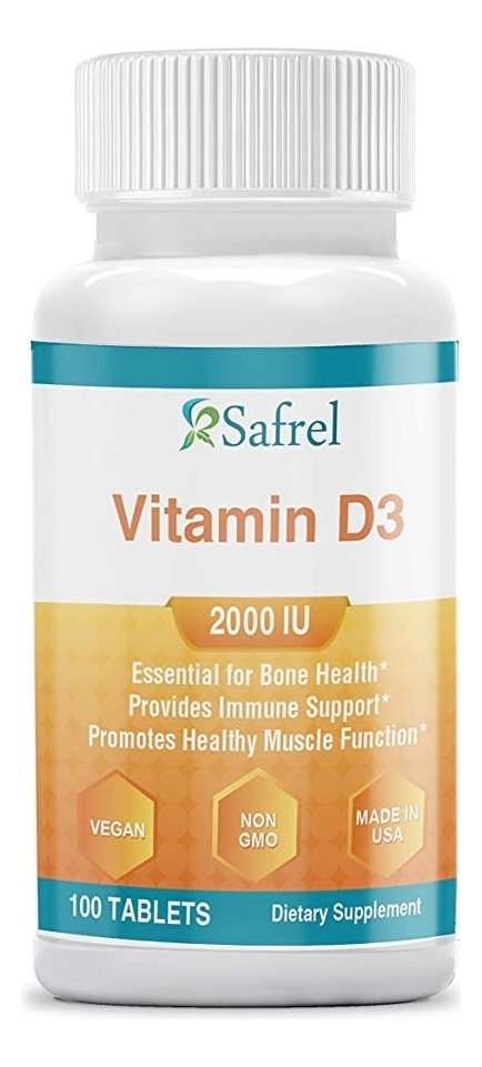 Salud y Equipamiento Médico - Vitamina D3 100 Tabs Safrel