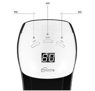 salud y belleza - Lámpara secadora de uñas para pies Led profesional salón de manicura, luz Uv pie 3