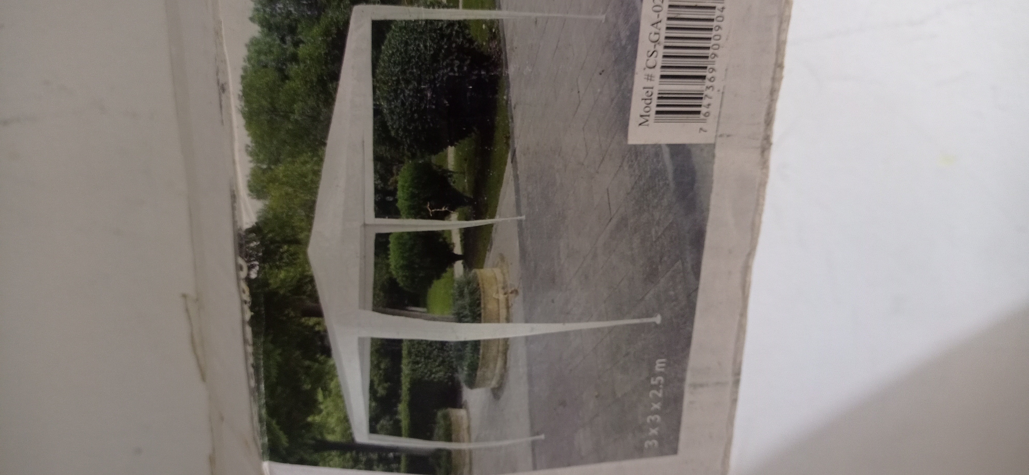 herramientas, jardines y exterior - Carpa armable blanca  0