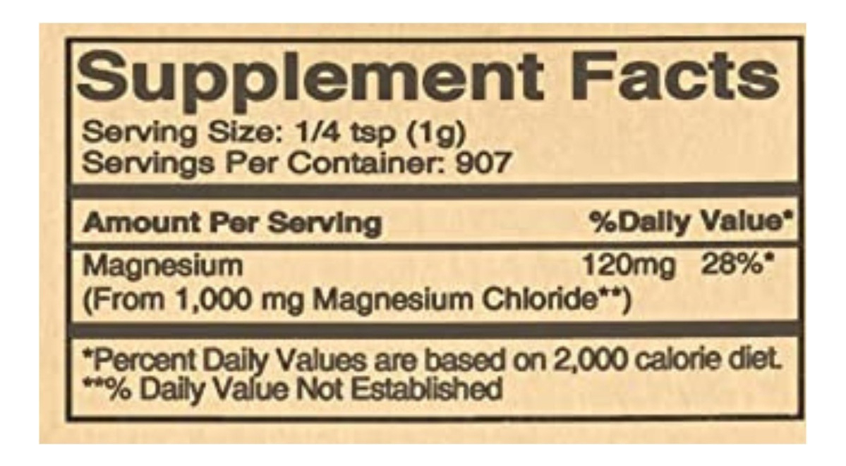 Salud y Equipamiento Médico - Cloruro De Magnesio 907g - Pure - L A - L A $175950 1