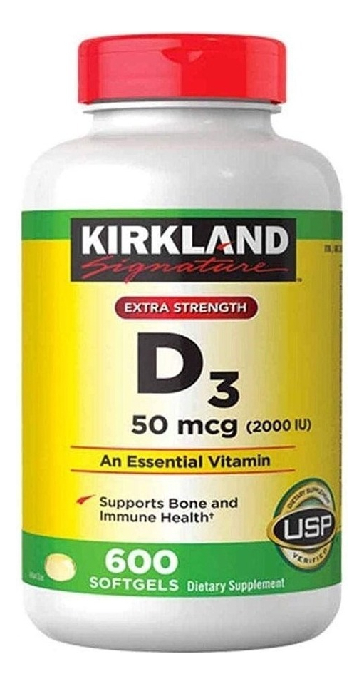 Salud y Equipamiento Médico - Vitamina D3 600 Softgel De 2000 Ui Iu Maxima Fuerza 0