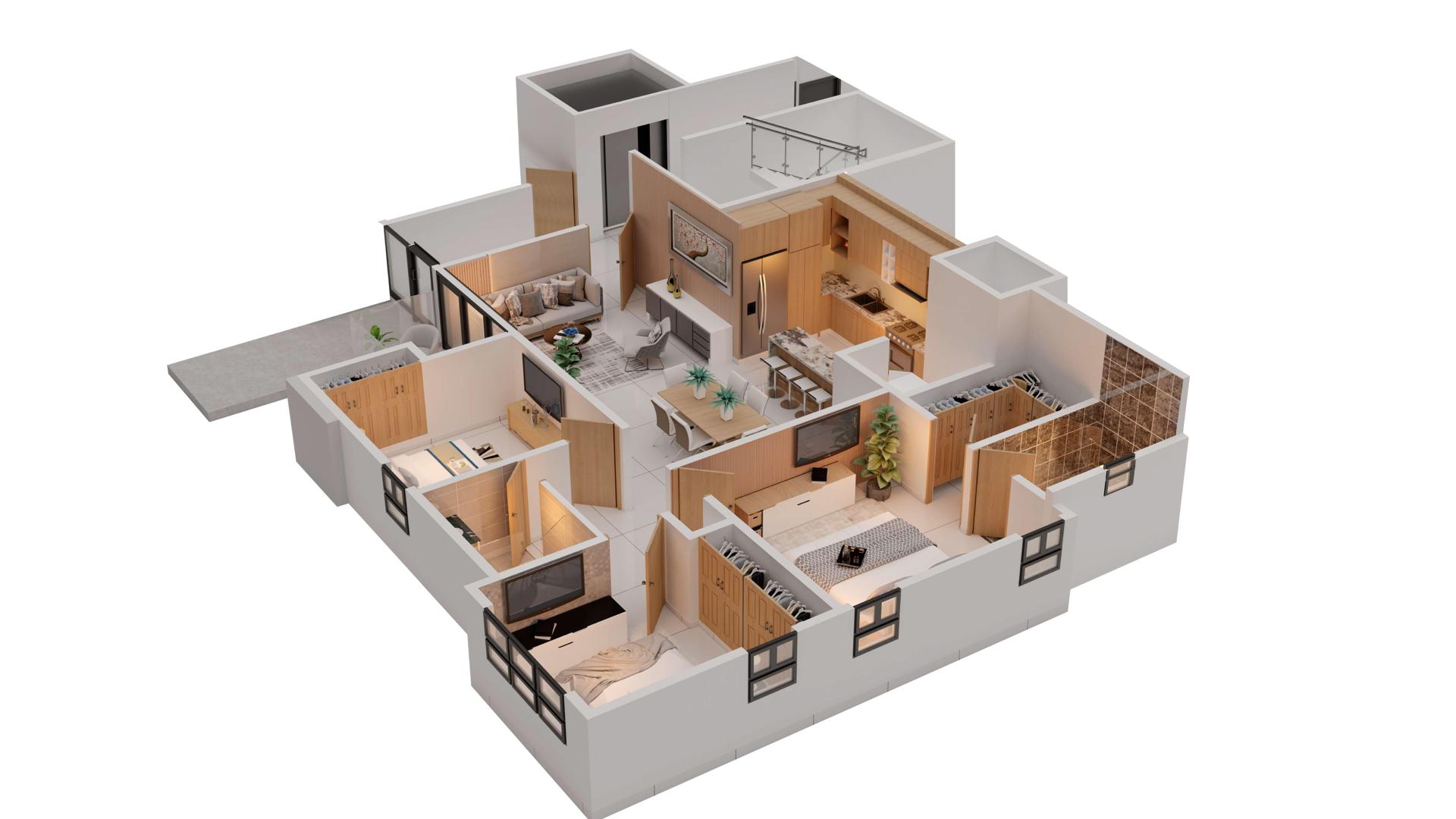 apartamentos - Apartamentos de Lujo en Sahir Tower, Llanos de Gurabo - Santiago 6