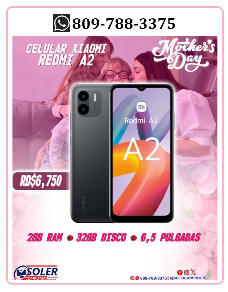 celulares y tabletas - Celular Xiaomi redmi A2 0