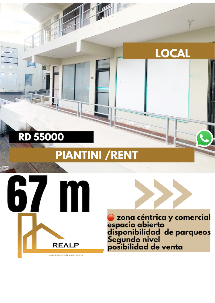 oficinas y locales comerciales - Local para alquiler y/o venta Piantini 0