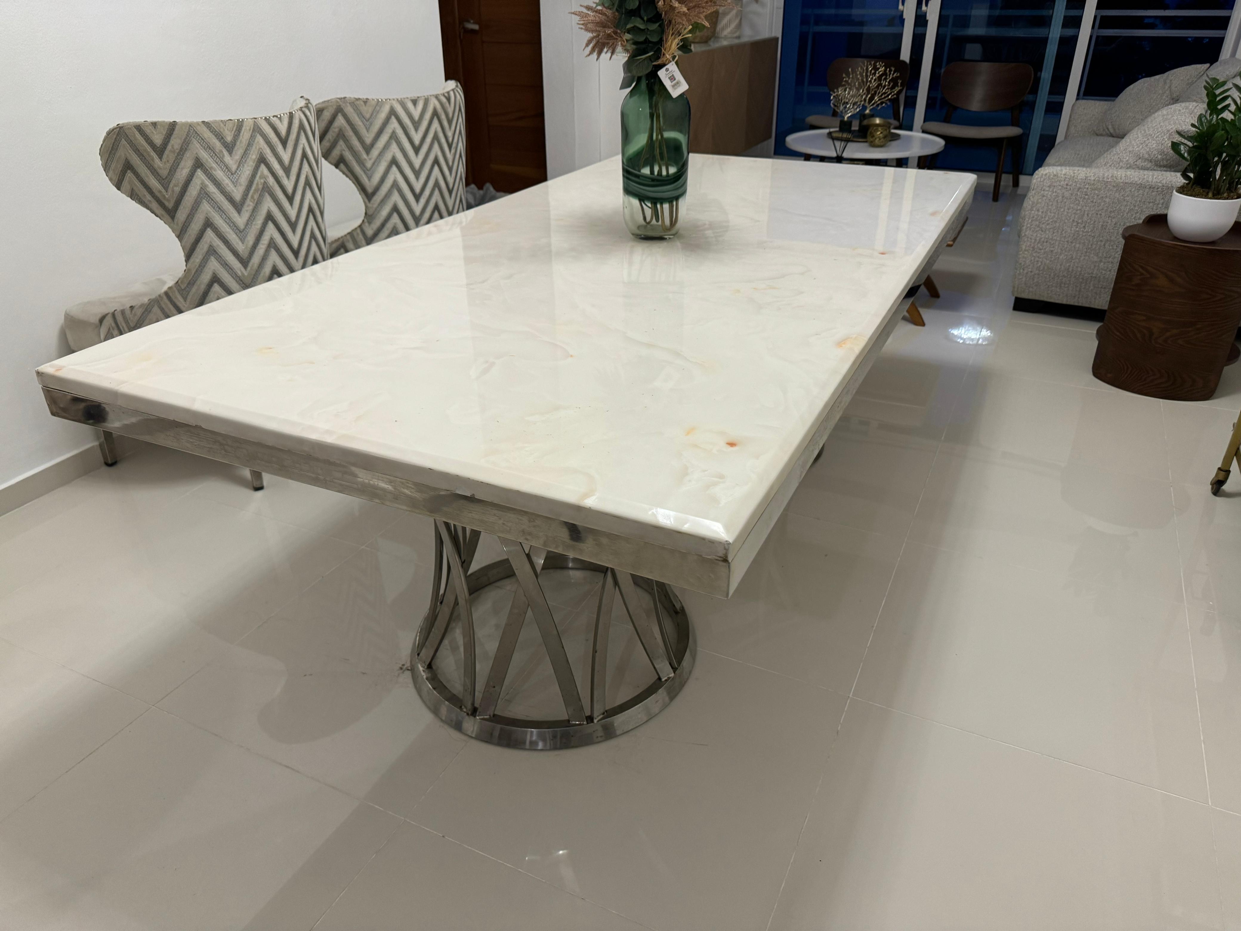 muebles y colchones - Comedor de mármol 
 3