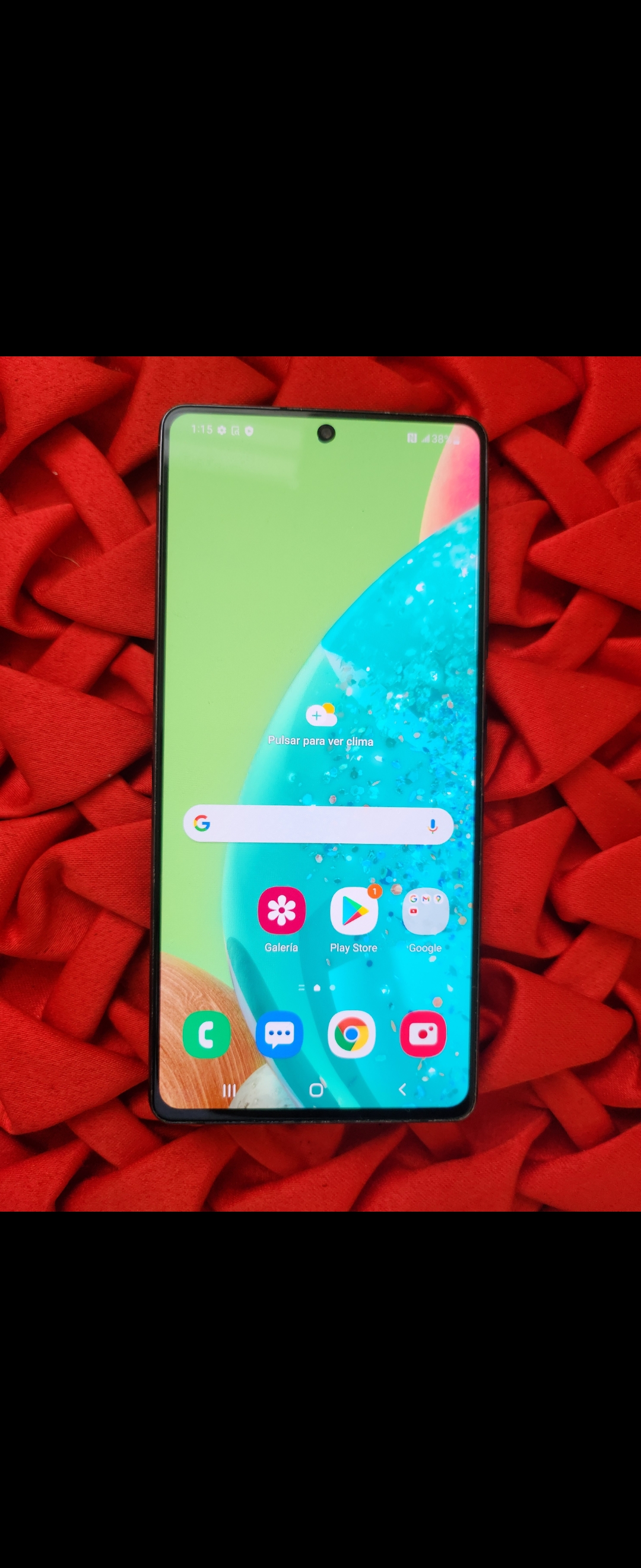 celulares y tabletas - samsung galaxy A71 de 128gb desbloqueado con su cober  1