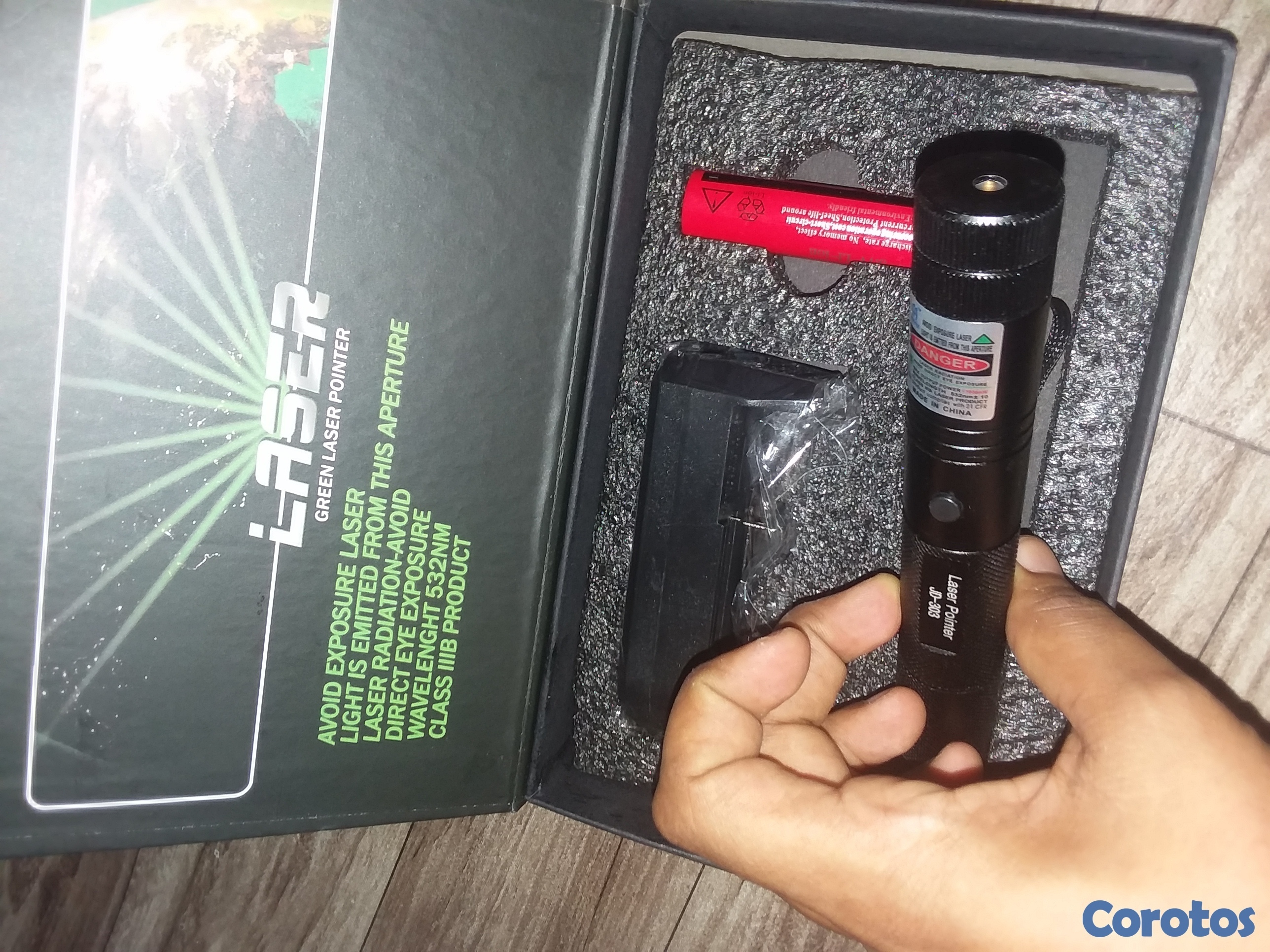 otros electronicos - GREEN LASER POINTER - PUNTERO LASER VERDE 3