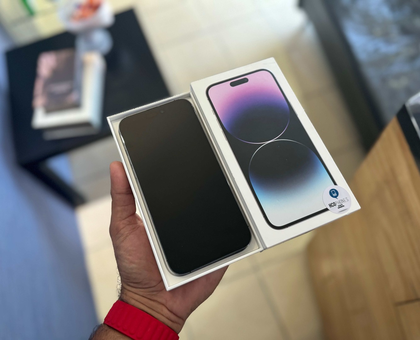 celulares y tabletas - iPhone 14 Pro Max 256GB Morado Como Nuevo, RD$ 47,500 NEG  1