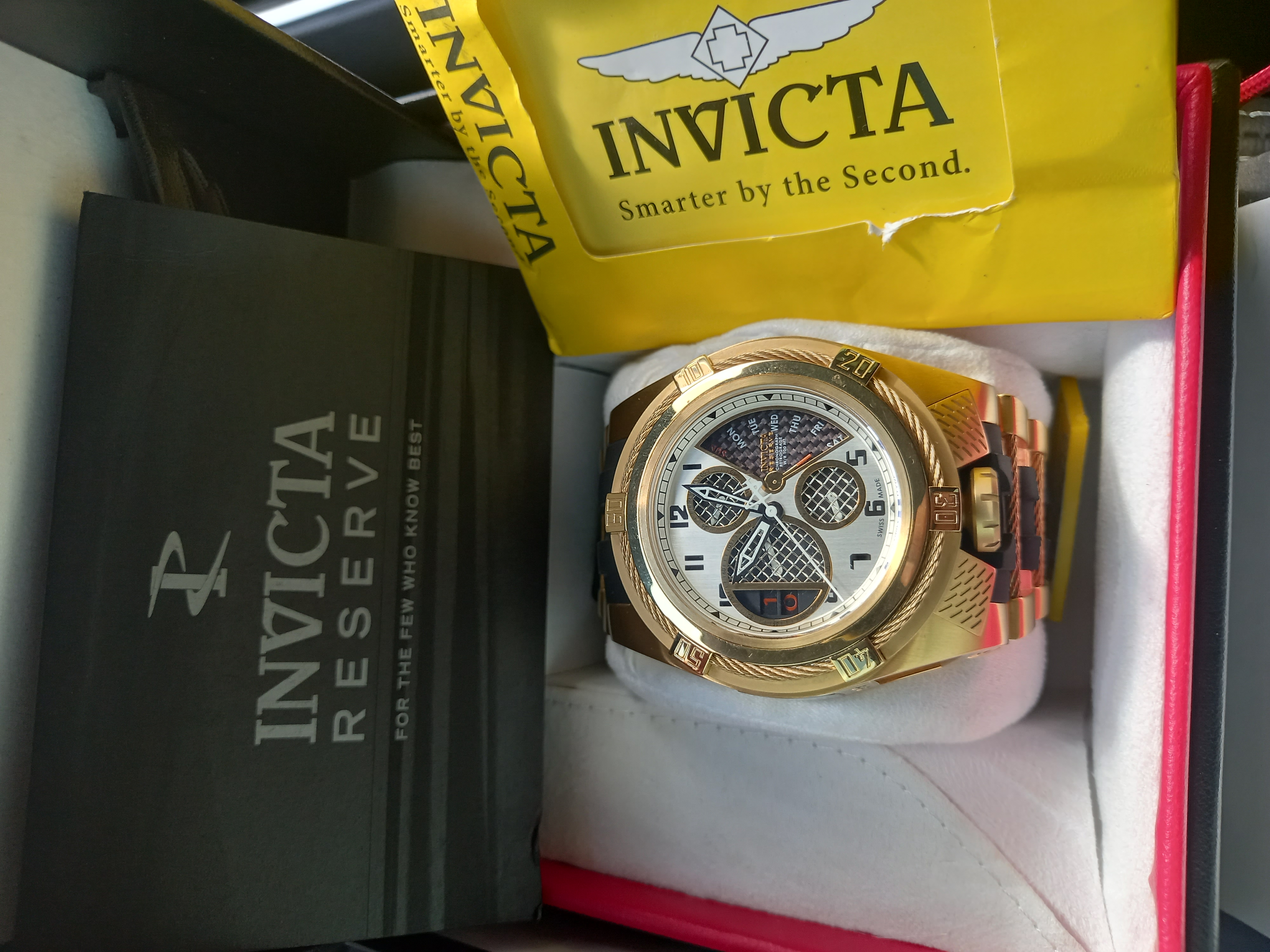 joyas, relojes y accesorios - Vendo Reloj Invicta Bolt Zeus Tria, modelo 16320, Swiss Made, en su caja, 14,000 0