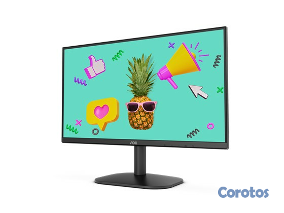 computadoras y laptops - MONITOR AOC, ULTRASLIM 22 pulgadas  HDMI  FHD 1920X 1080, BORDERLESS 3