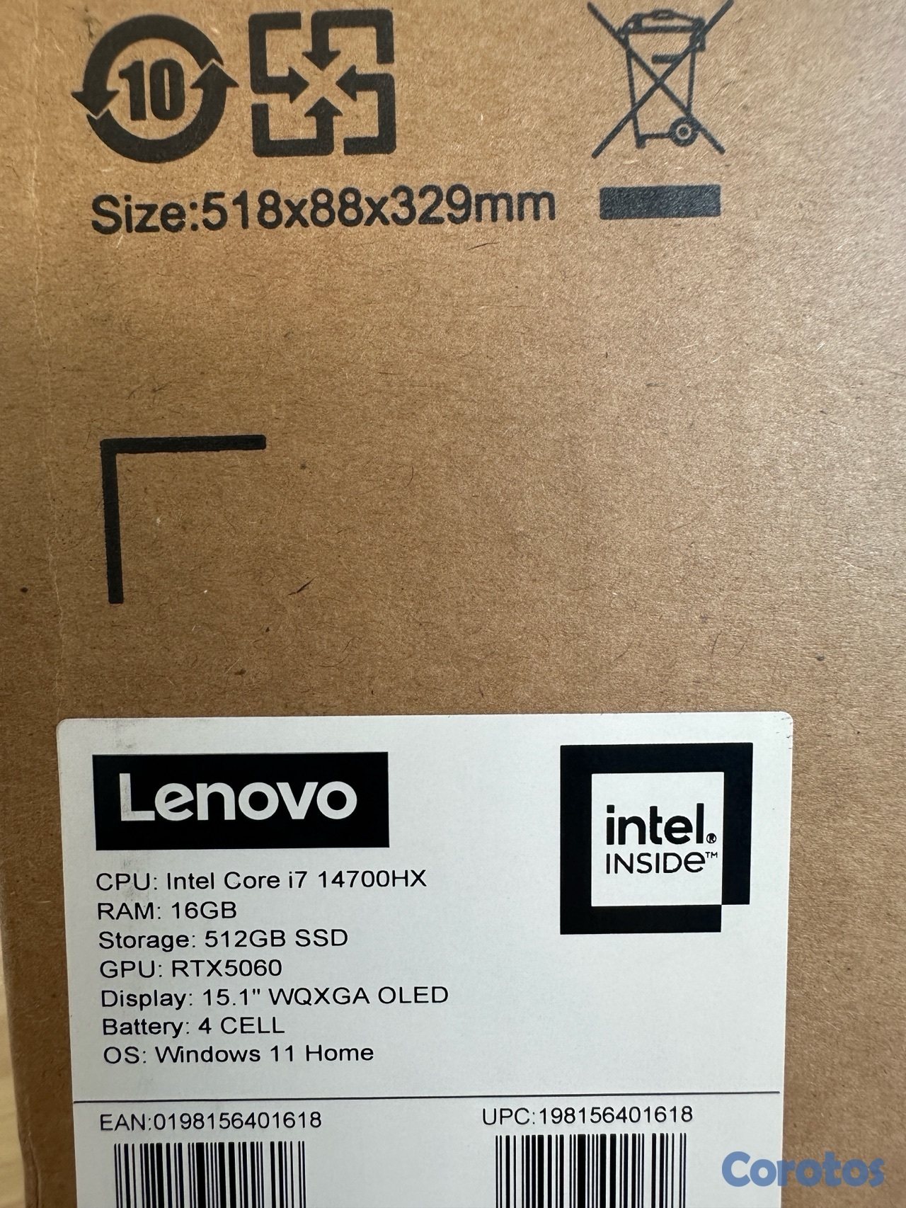 computadoras y laptops - LENOVO LEGION 5 15.1" OLED 165Hz i7-14700HX 16GB RAM 512GB SSD RTX-5060 8GB 2