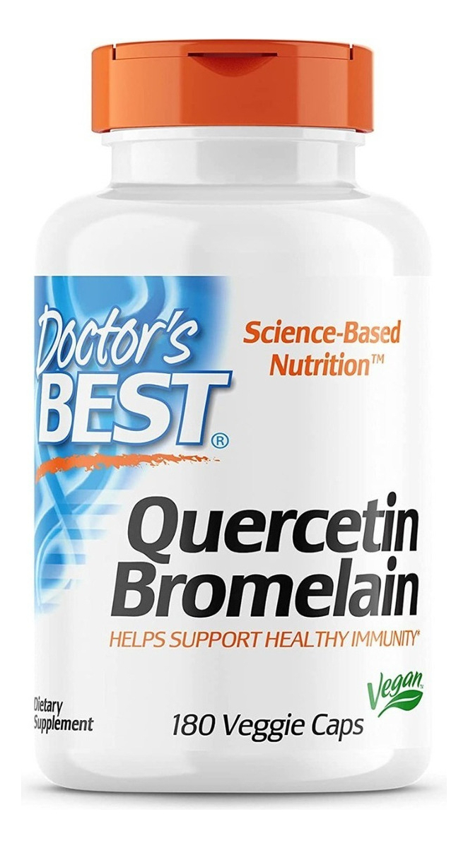 Salud y Equipamiento Médico - Quercetina + Bromelina 180 Caps
