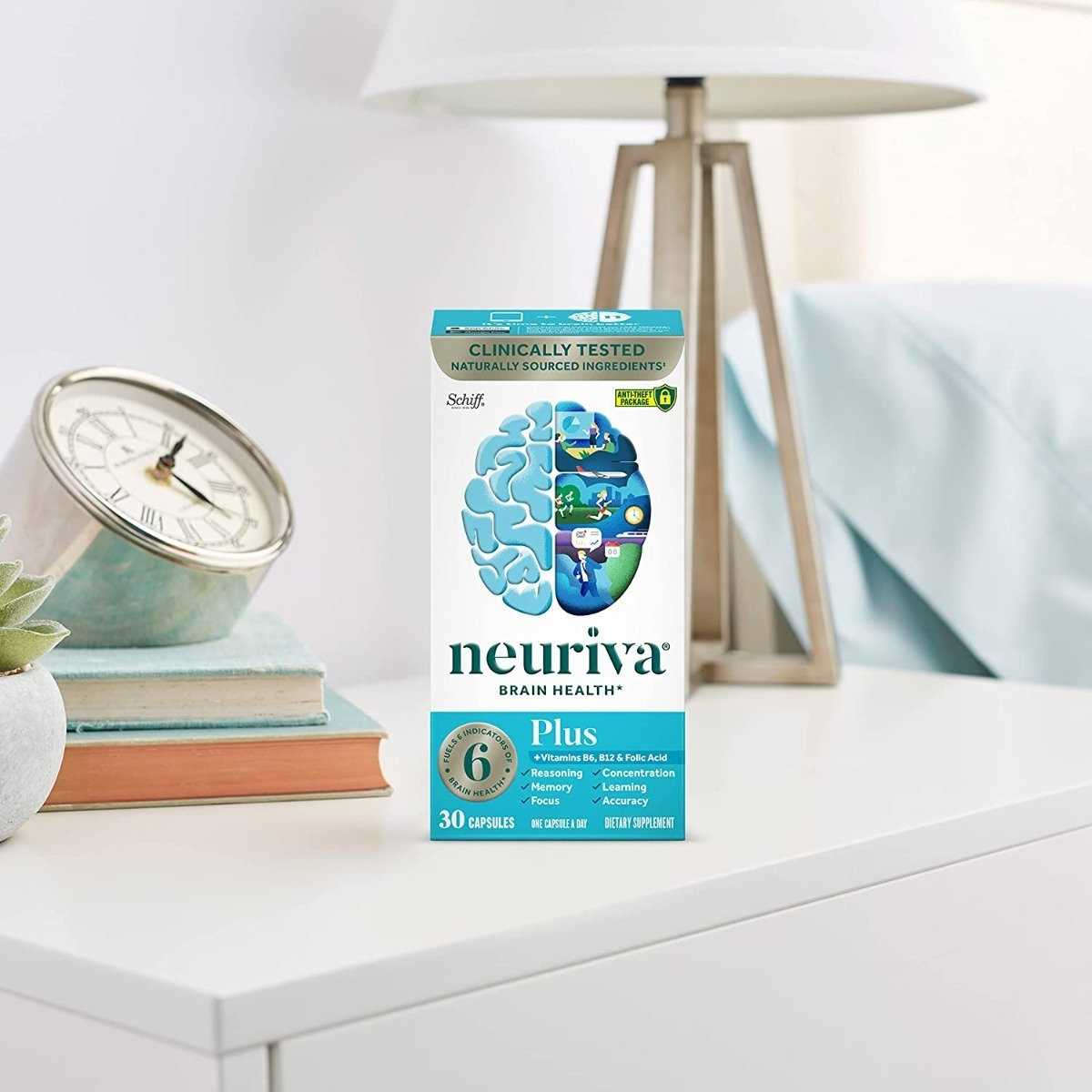 Salud y Equipamiento Médico - Neuriva Nootropic Brain Suplemento Plus 30 Capsulas 8