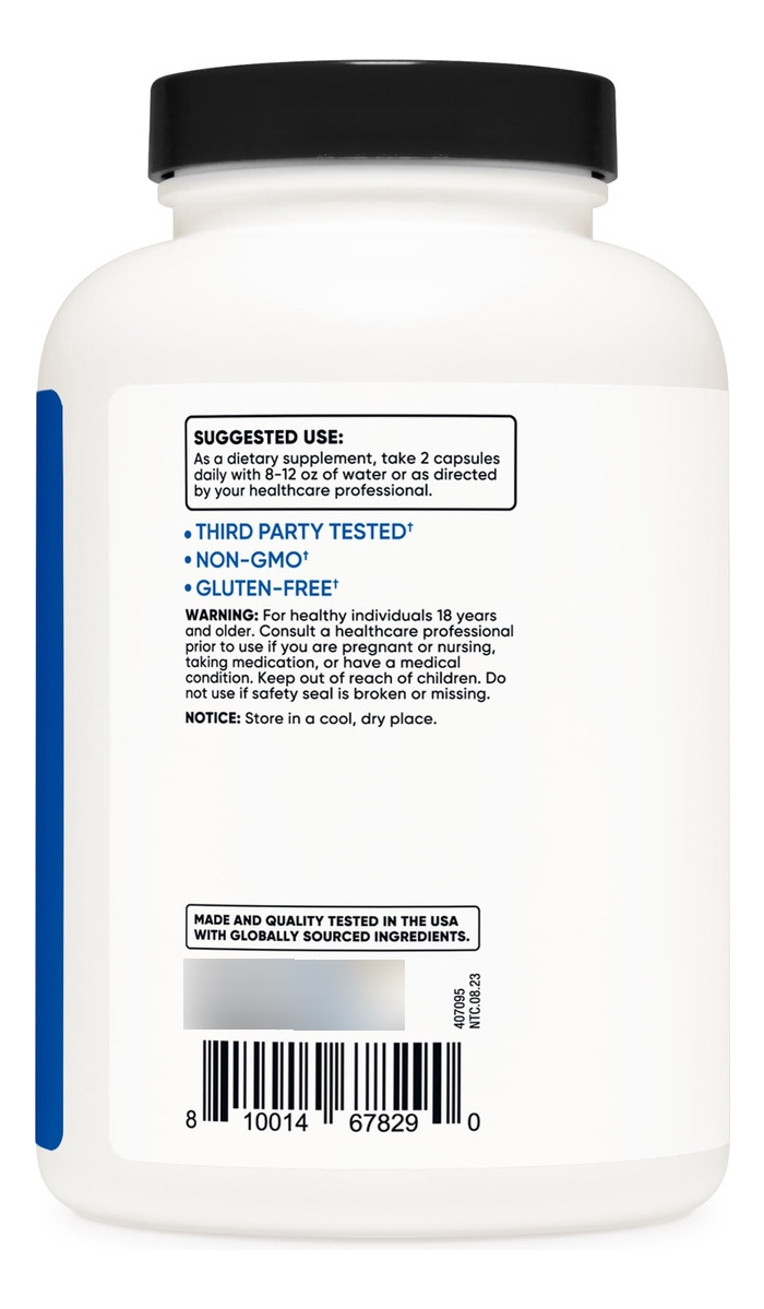 Salud y Equipamiento Médico - Hmb (1000mg) Y Suplemento De Vitamina D3 (4000 Ui)-nutricost 2