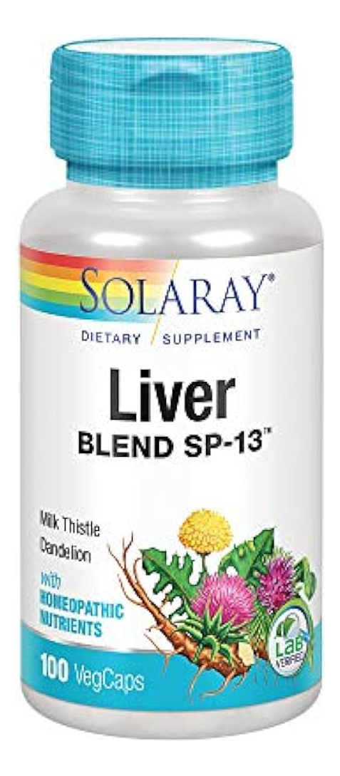 Salud y Equipamiento Médico - Solaray Liver Blend Sp-13, Traditional Liver Cleanse Detox