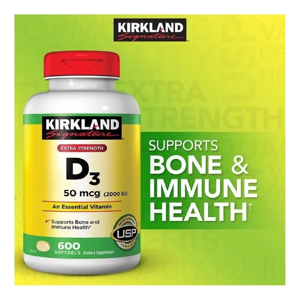 Salud y Equipamiento Médico - Vitamina D3 600 Softgel De 2000 Ui Iu Maxima Fuerza 1